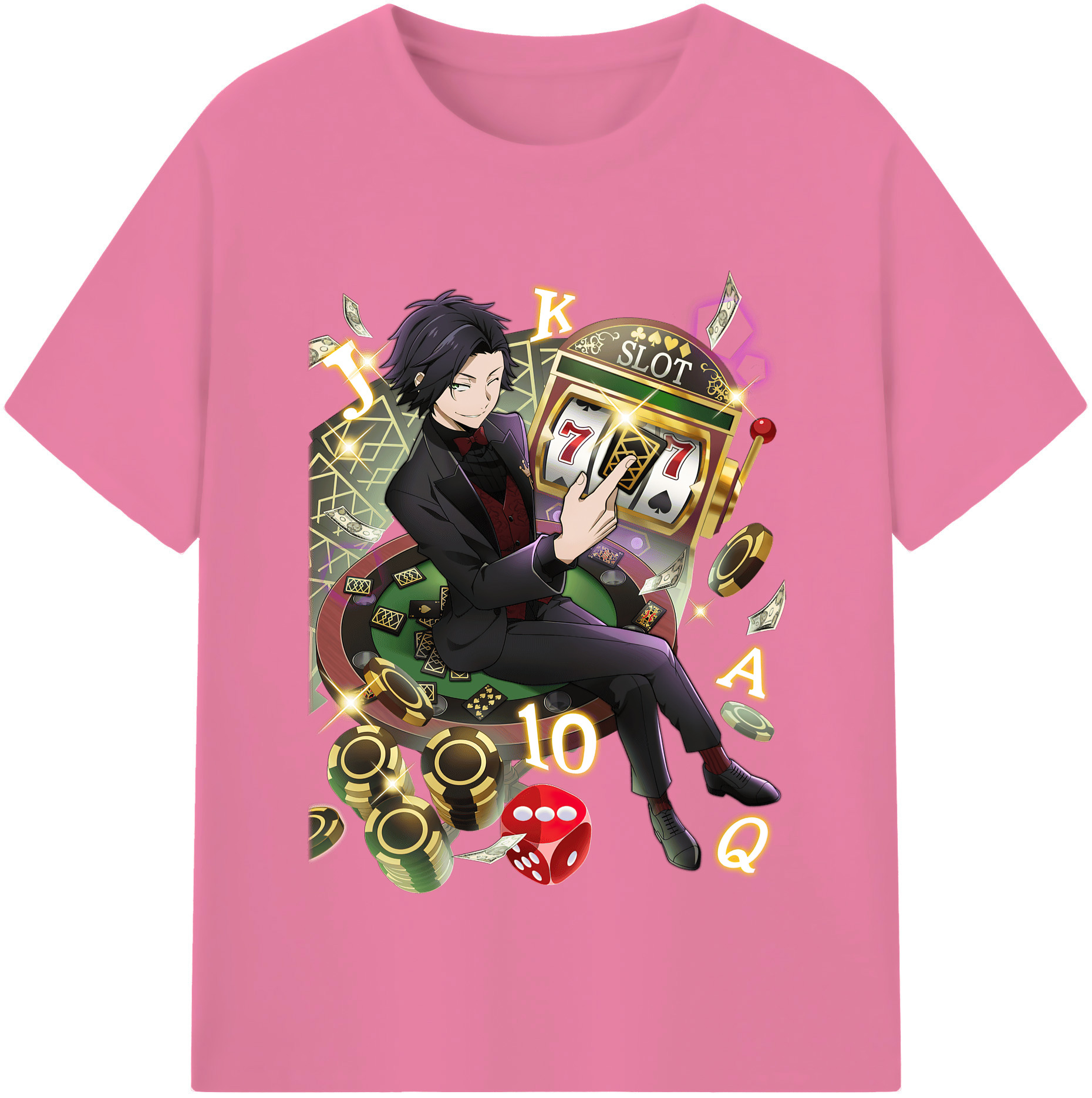 （画像用） 文豪ストレイドッグス Bungo Stray Dogs 綿100％半袖Tシャツ（フロントプリント）